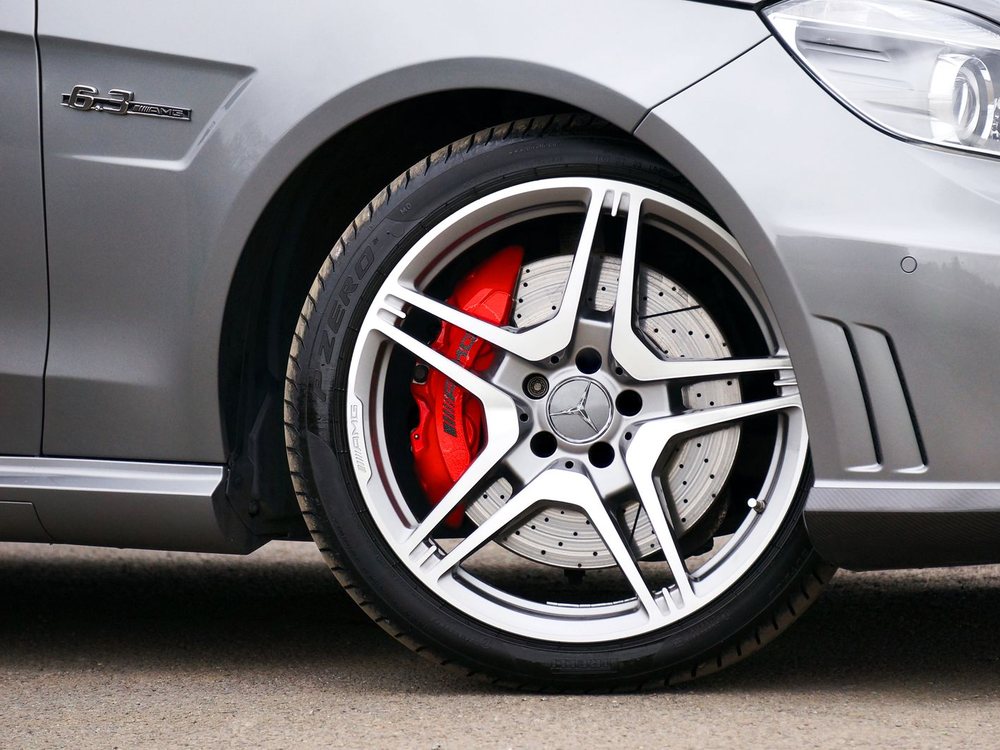 AMG alloy wheel close-up